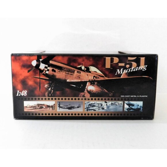 P-51 Mustang Diecast Model 1:48 Motor Max 76336 WWII Airplane Display - Picture 5 of 9